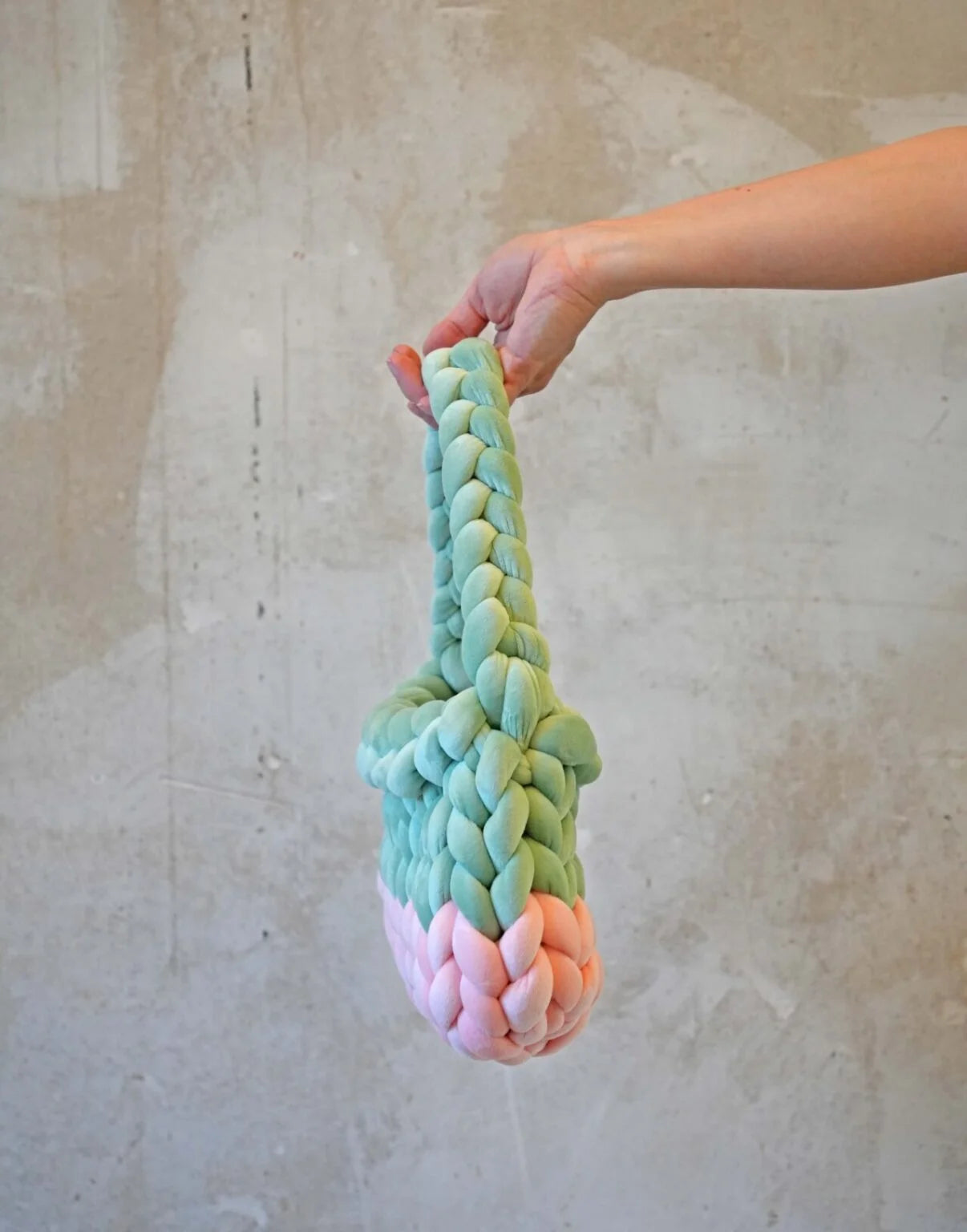 TB26 – Baguette-Tasche Mint & Rosa