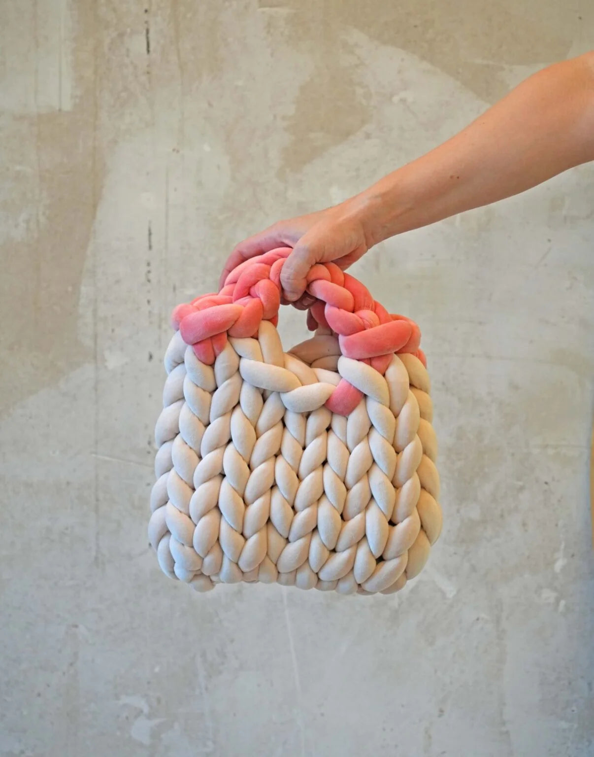 TB19 – Trunk-Tasche Rosa & Beige