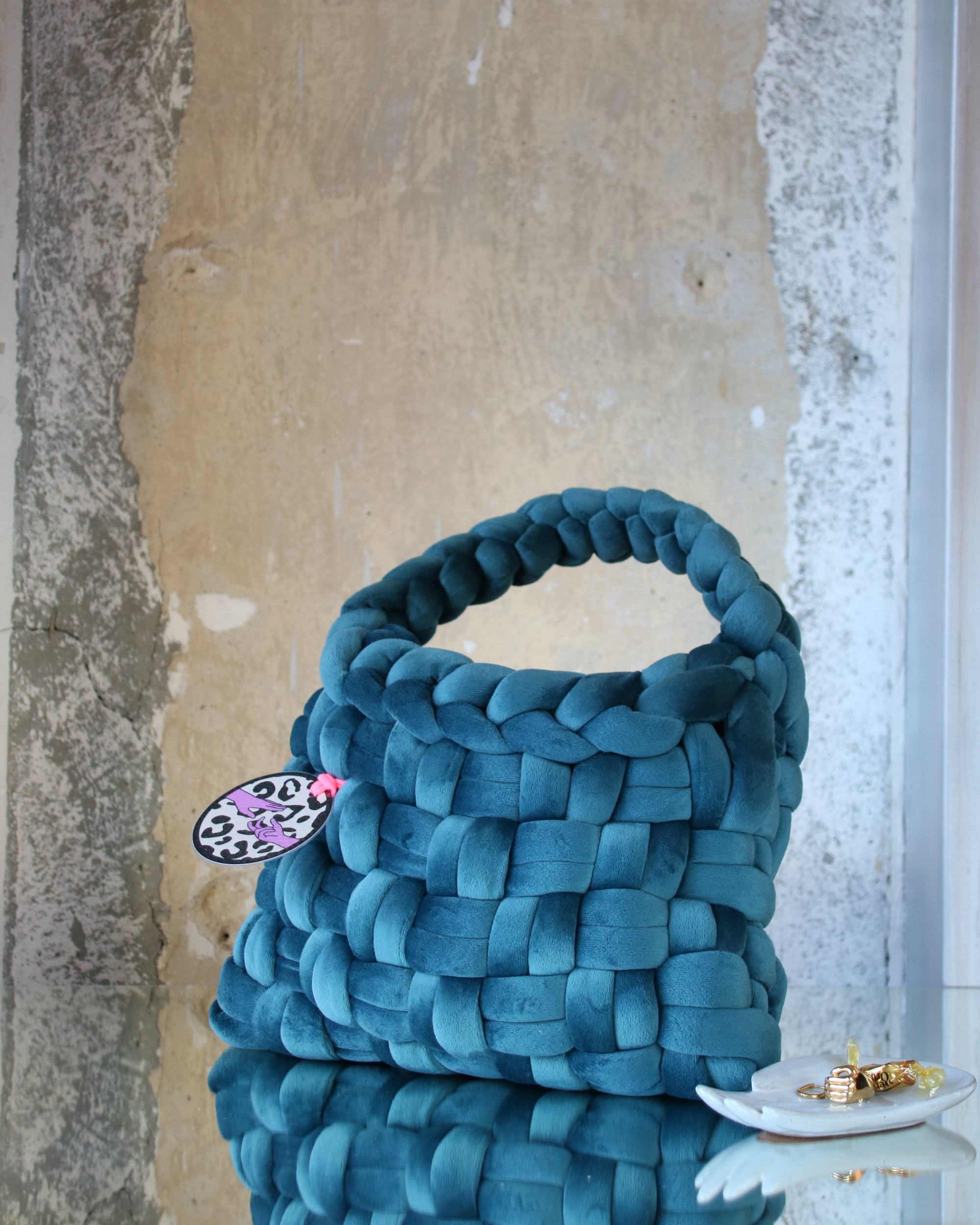 TB30 – Klassisch Petrol (Gewebt)