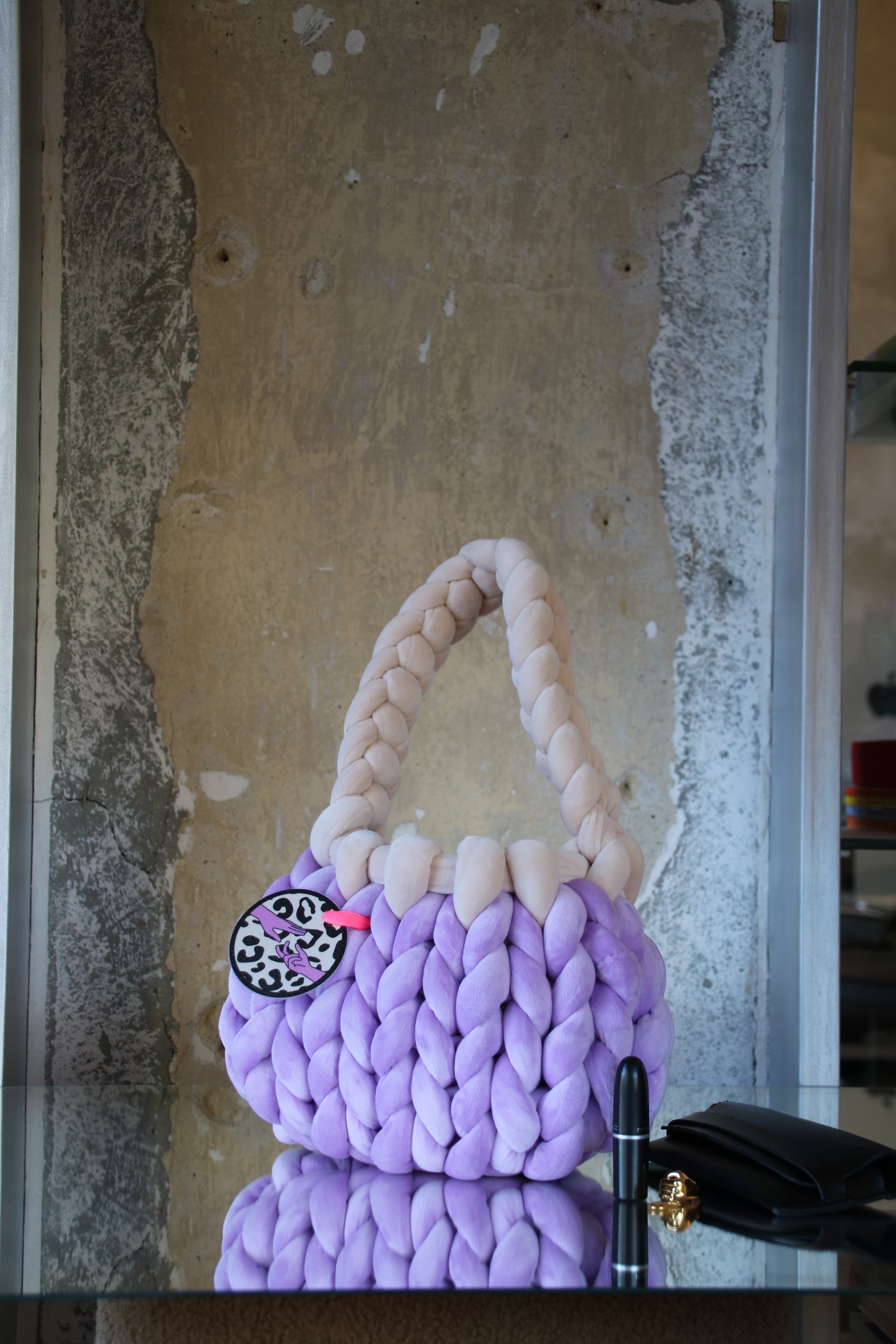 TB10 – Beutel Lila & Weiß