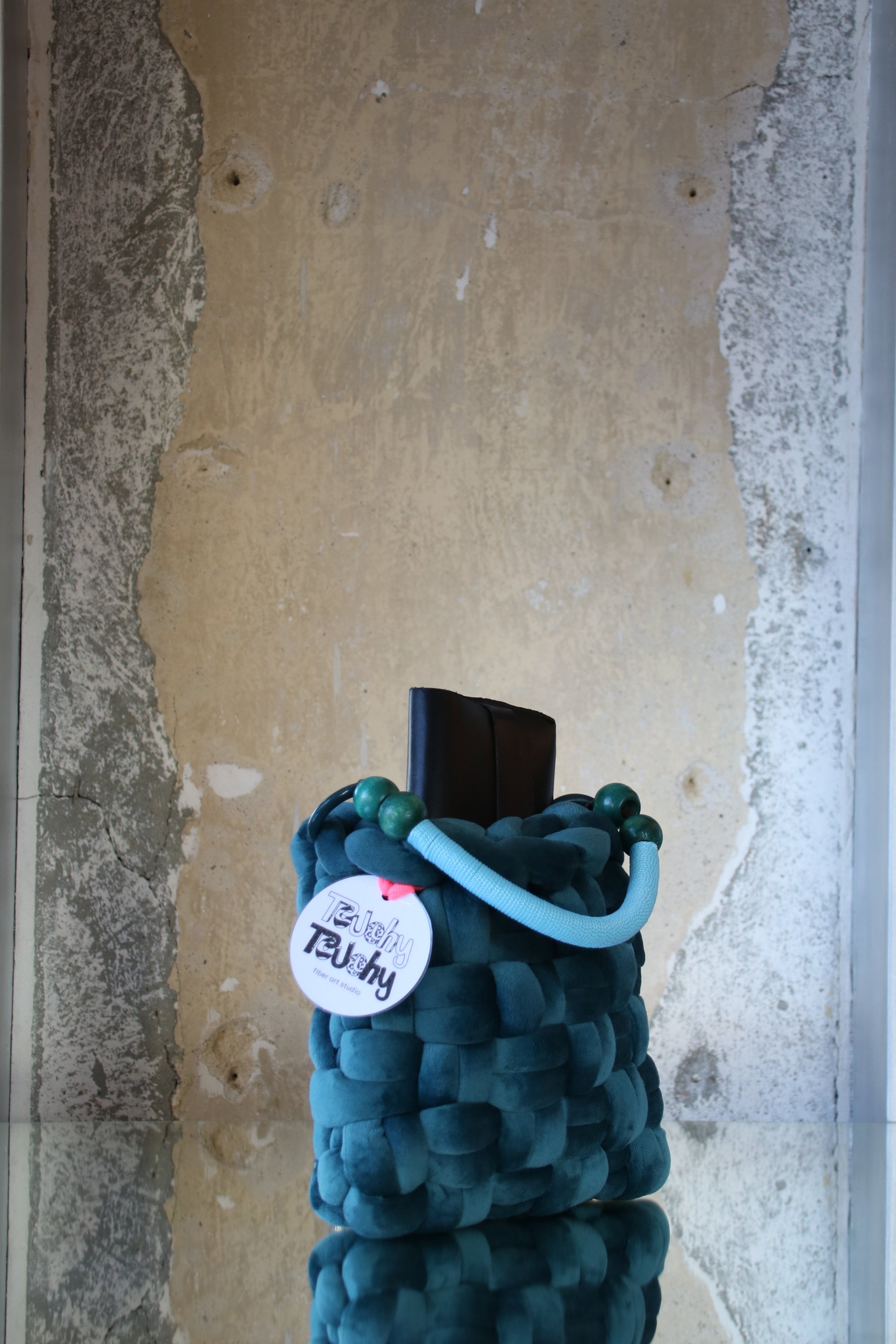 TB34 – Klassisch Petrol (Gewebt)