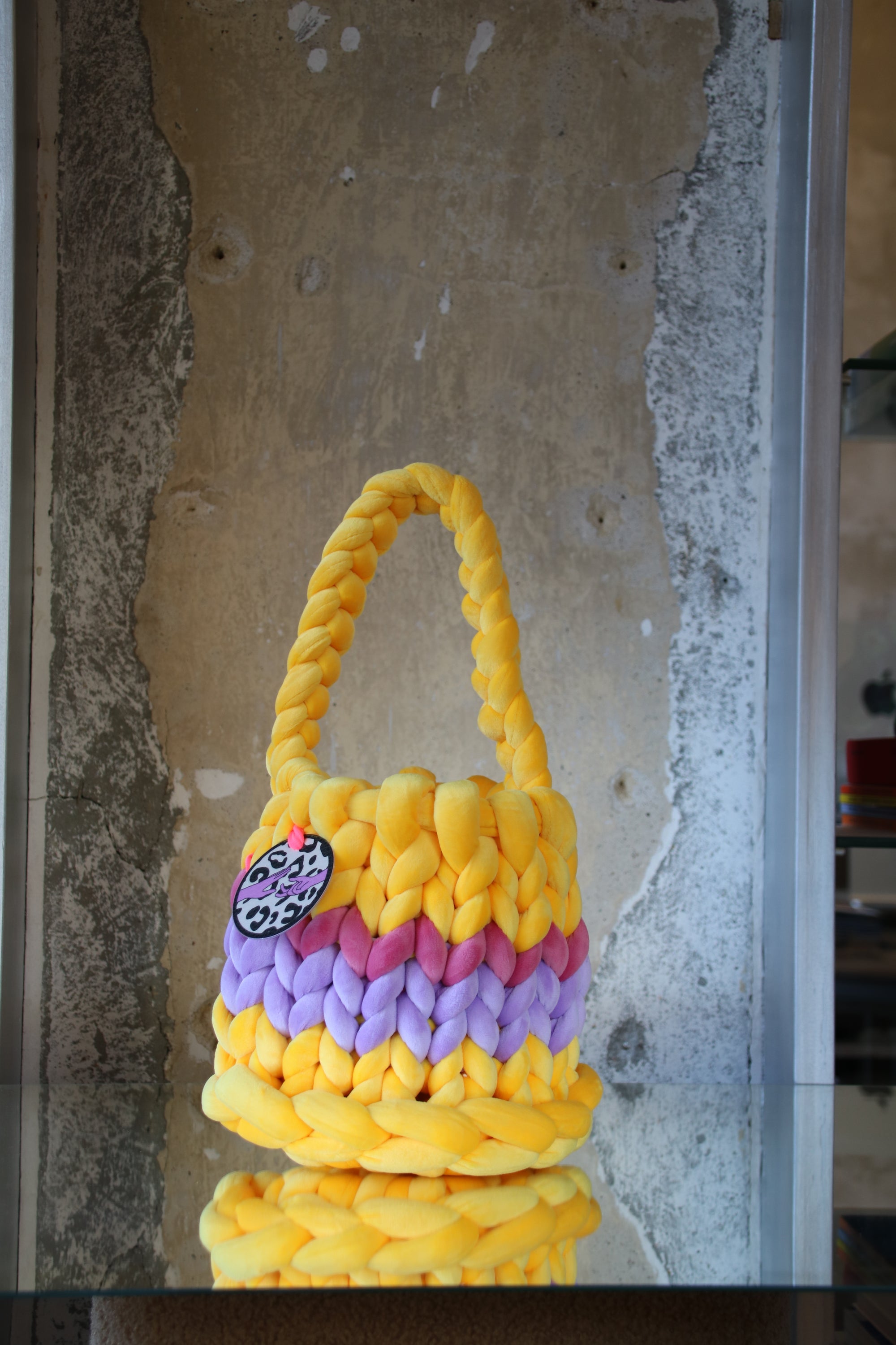 TB37 – Beuteltasche Gelb & Rosa