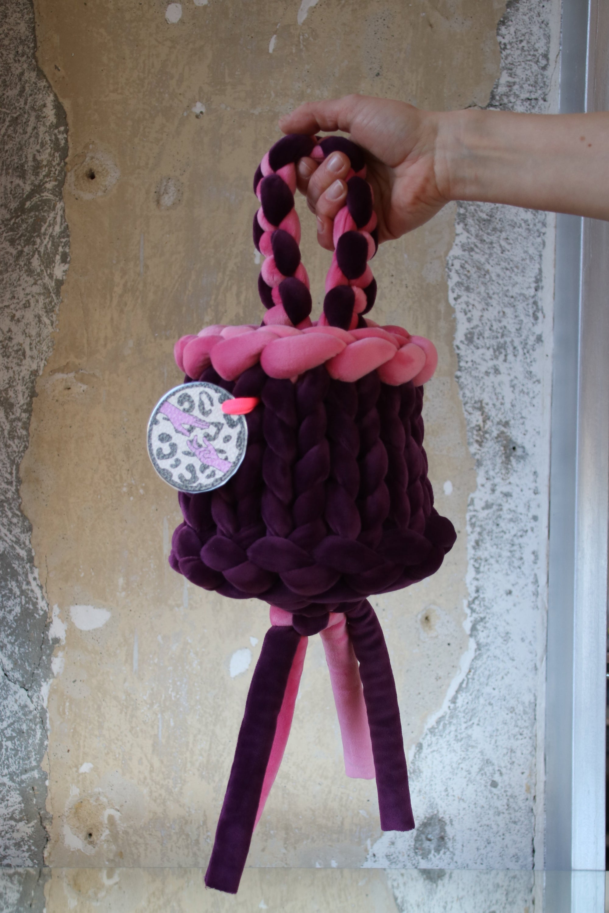 TB39 – Beuteltasche Lila & Rosa