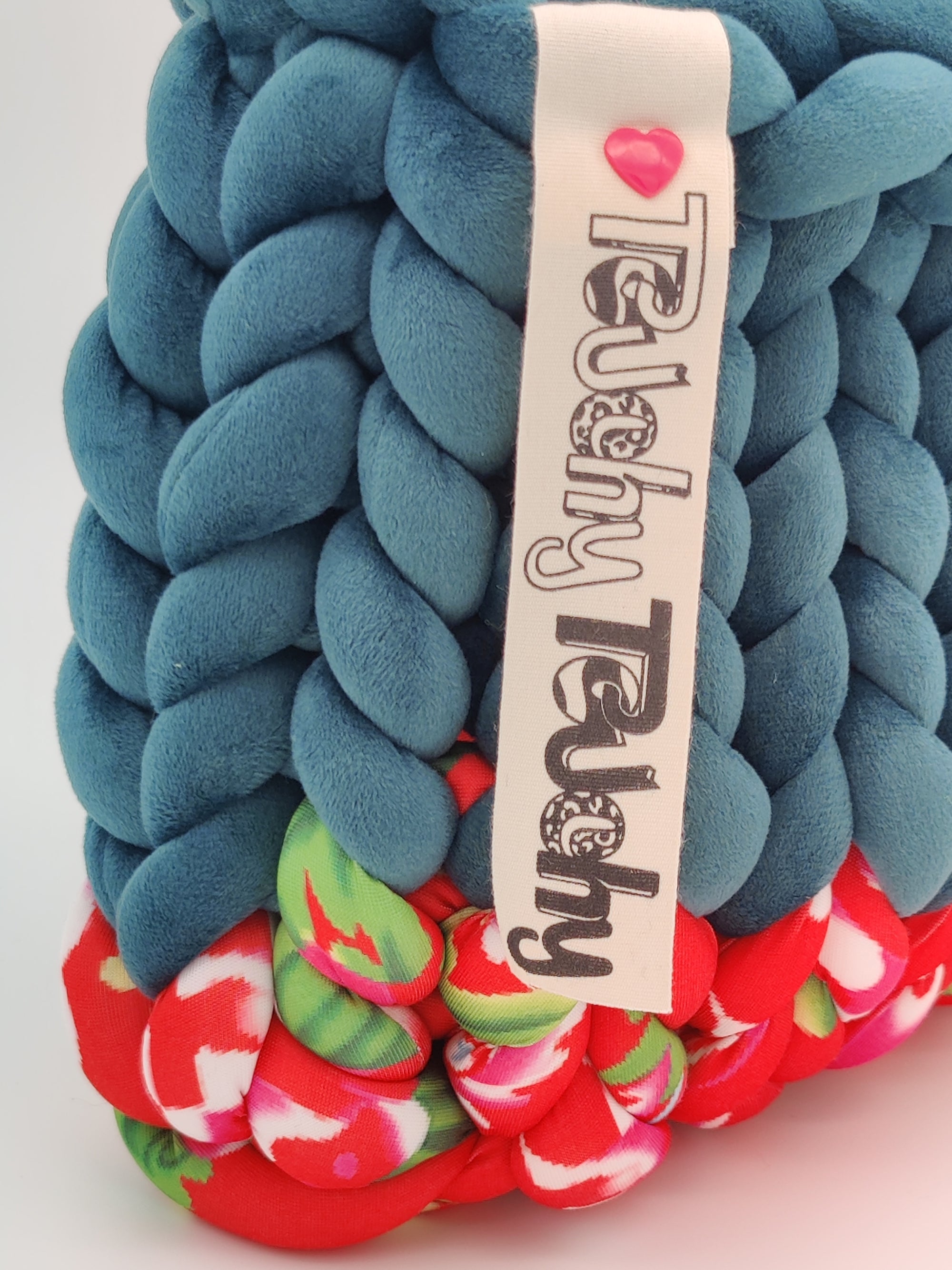 TB06 – Klassisch Petrol & Blumen