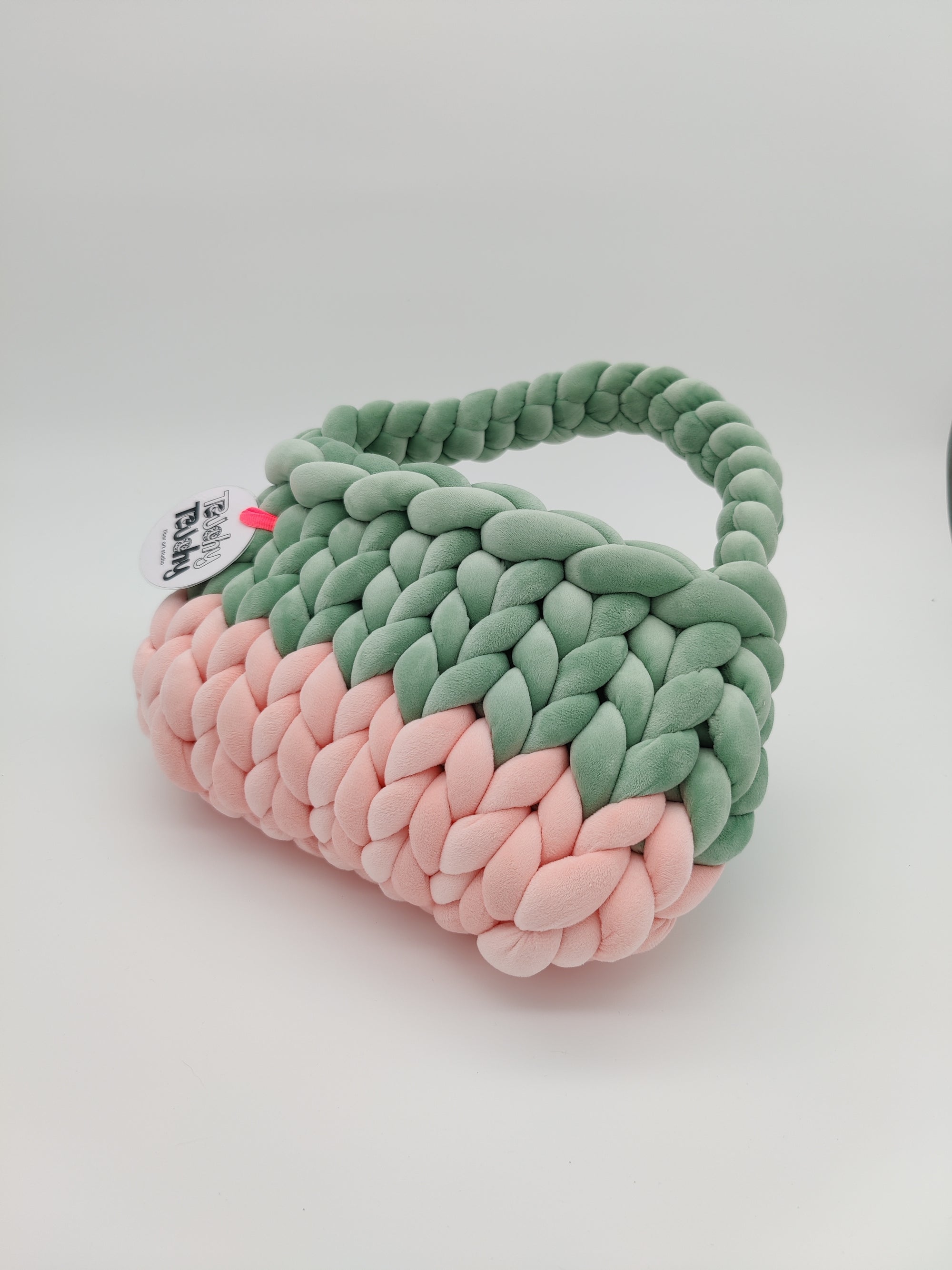 TB26 – Baguette-Tasche Mint & Rosa