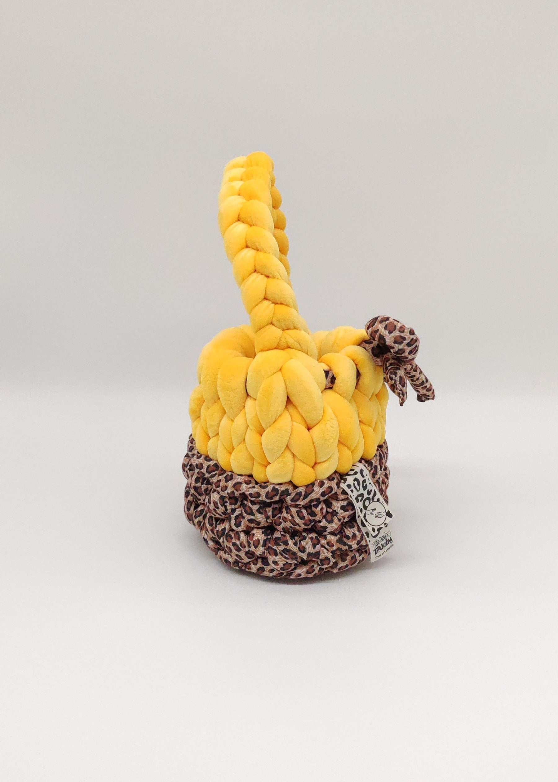 TB38 – Beuteltasche Gelb & Leopard