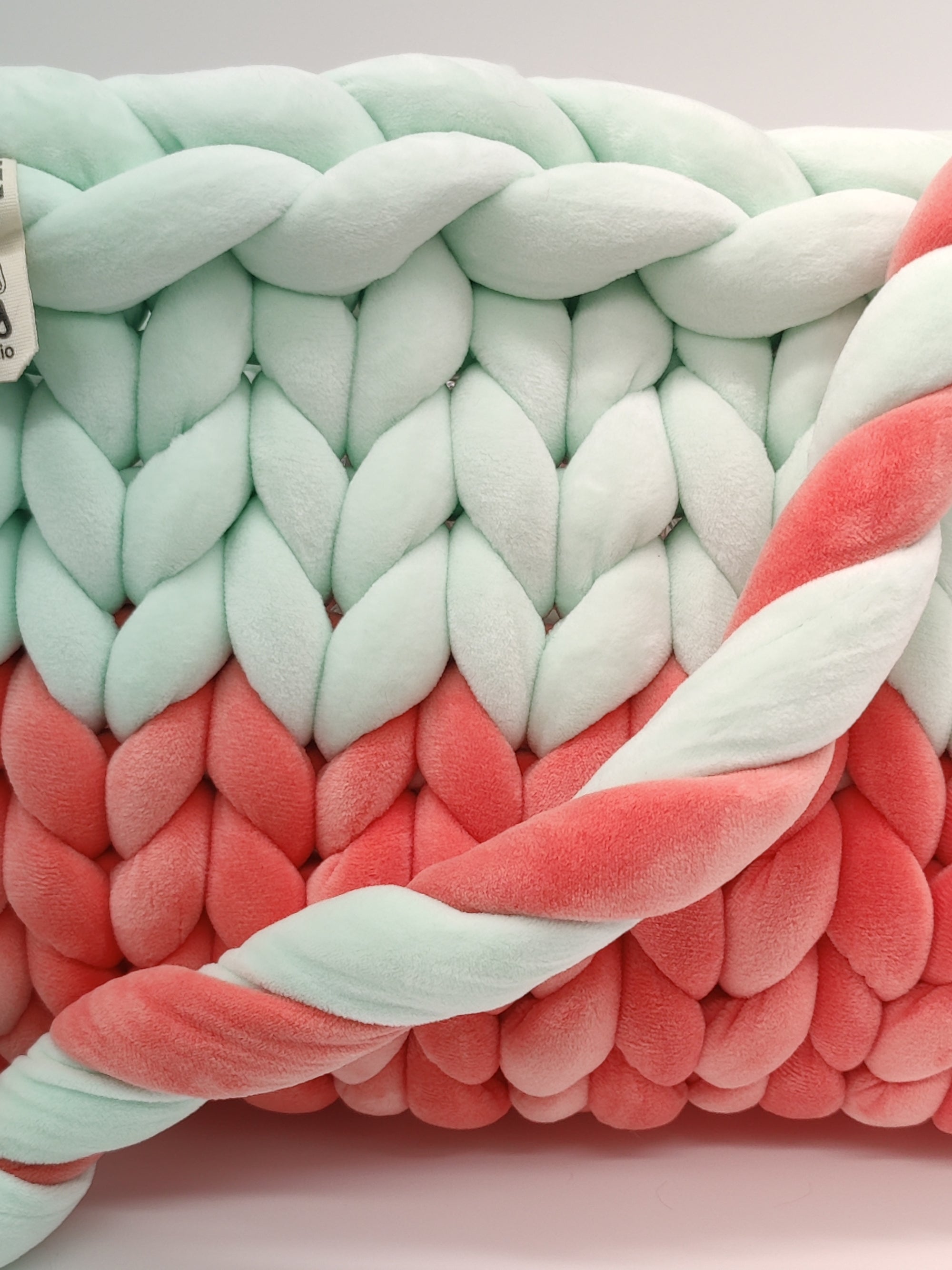 TB27 – Baguette-Tasche Mint & Rosa