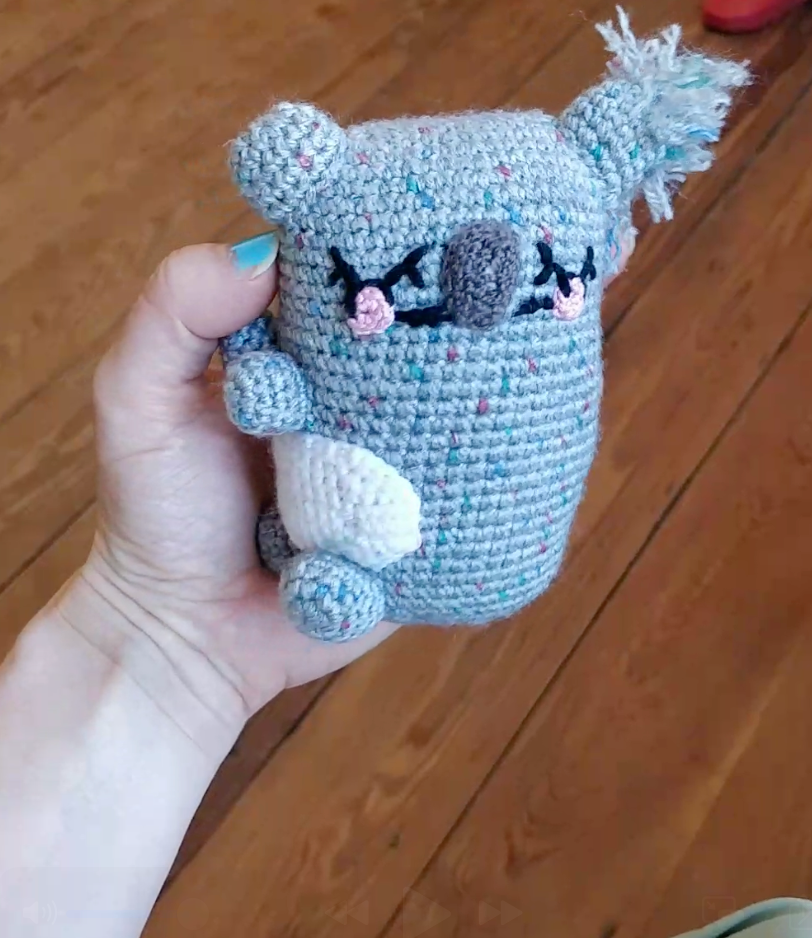 custom koala crochet item