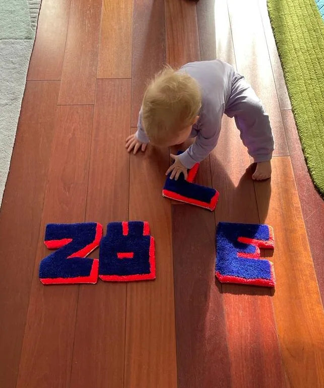 custom letters rugs